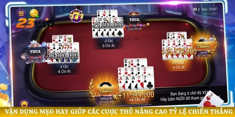 Vận dụng mẹo hay giúp các cược thủ nâng cao tỷ lệ chiến thắng